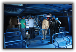 in der Boing 747 Atrappe