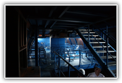 in der Boing 747 Atrappe