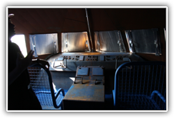 in der Boing 747 Atrappe